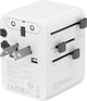 Мережевий зарядний пристрій Canyon OnTour 70 Travel Adapter EU/UK/US/AUS 70W White (CNS-TA70W1006W) - зображення 4