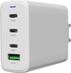 Бездротовий зарядний пристрій Canyon CU140ACC GaN 150 Вт 3xUSB-C PD2.0 1xUSB-A QC2.0 EU White (CNS-CUW140ACC) - зображення 2