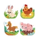 Пазл 4в1 Dodo Baby puzzle Сільські тварини - зображення 3