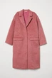 Пальто H&M 36 розовый 6840808 - изображение 1