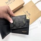 Мужское брендовое портмоне с картхолдером Coach (1381) grey - изображение 8