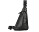 Мужская сумка на грудь (слинг) L. Collection (5040) black - изображение 1