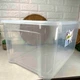 Большой пластиковый контейнер с крышкой для хранения Easy Box 47 л Прозрачный Ал-Пластик - изображение 1
