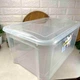 Большой пластиковый контейнер с крышкой для хранения Easy Box 47 л Прозрачный Ал-Пластик - изображение 2