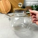 Заварочный стеклянный чайник на печке для свечи 1 л Crystal - изображение 15