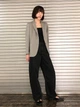 Пиджак классический удлиненный женский Uniqlo 155701579 2XL Серый (1159844048) - изображение 5
