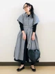 Платье миди летнее женское Uniqlo 375466950 XS Серое (1159844083) - изображение 8