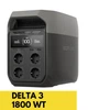 Зарядная станция EcoFlow Delta 3 (1024 Вт·год) 1800 Вт 4 евро розетки экофлоу x-boost 2700Вт (всплеск), быстрая зарядка - изображение 1