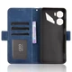 Чехол-книжка с кармашками Deexe Wallet Stand для ZTE Nubia Neo 3 - Blue - изображение 5
