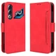 Чехол-книжка с кармашками Deexe Wallet Stand для ZTE Nubia Neo 3 GT - Red - изображение 1