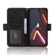 Чехол-книжка с кармашками Deexe Wallet Stand для ZTE Nubia Neo 3 GT - Black - изображение 6