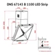 Вытяжка PERFELLI DNS 67143 B 1100 BL LED Strip - изображение 8