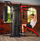 Силова фітнес станція Hop-Sport HS-1054K з партою Скотта 72 кг стек боксерська груша лава бруси до 120 кг - зображення 11