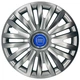 Автомобильные колпаки на колеса FIAT BLUE R16 №412 SJS серебристые комплект 4шт TR0058211 - изображение 1