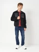 Подростковая теплая толстовка для мальчика Levi`s 9EN627-G52 140 см Черная (3666643193515) - изображение 3