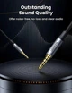 Аудіокабель UGREEN 3.5mm 4-Pole M/M Audio Cable Alu Case 1m (UGR-10648) - зображення 7