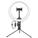Кільцева світлодіодна LED-лампа Baseus Live Stream Holder-table Stand (10-inch Light Ring)Black (CRZB10-A01) - изображение 1