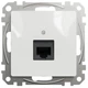 Розетка комп'ютерна Schneider Electric Sedna Design 1*RJ45 категорія 5E UTP Білий SDD111451 - зображення 1