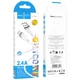 Кабель Hoco X109 Energy USB – Lightning 2.4 А 1 м білий - зображення 2