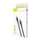 Кабель Baseus Cafule USB Cable Type-C-Type-C 3A 2m Red+Black (CATKLF-H91) - изображение 2