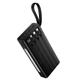 Зовнішній акумулятор Hoco J155 Shine 22.5W+PD20W+light 4-cable power bank(20000mAh) (6942007652117) - зображення 5