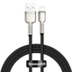 Кабель Baseus Cafule Series Metal Data Cable USB to IP 2.4A 1m Black (CALJK-A01) - изображение 1