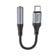 Аудiокабель HOCO LS36 Fresh Digital Type-C to 3.5 audio converter Black (6942007608886) - изображение 1