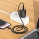 Мережевий зарядний пристрій Hoco CS25A 20 Вт USB-C+USB-A PD/QC чорний - зображення 8
