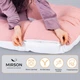 Подушка для беременных и отдыха U-образная MirSon № 8032 Eco Line "White-Coral" EcoSilk 140x75x20 см (2200006185079) - изображение 4
