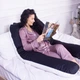 Подушка для беременных и отдыха U-образная MirSon № 8029 Delicate Satin "Classic" EcoSilk 140x75x20 см (2200006178675) - изображение 9