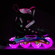 Łyżworolki LED Nils EXTREME 4w1 NH10905 35-38 M Czarno-różowe (5908261684371) - obraz 6