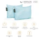 Набор шелковых подушек MirSon Eco Light Blue №1616 шелк 50х70 см Средние (2200002652476) - изображение 2