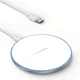 LED FAST Беспроводное зарядное устройство 30W для Iphone и Android Type-C (White) - изображение 1