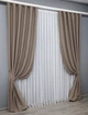 Комплект готових штор VR-Textil Блекаут Midnight № 1674ш Капучино 150х270 см 2 шт (33-0828) - зображення 3