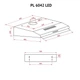 Вытяжка Perfelli PL 6042 W LED - изображение 10