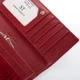 Женский классический кожаный кошелек Sergio Torretti лаковая кожа серии Croco PR-250824-40781 красный - изображение 6