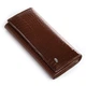 Женский классический кожаный кошелек Sergio Torretti лаковая кожа серии Croco PR-250824-40780 коричневый - изображение 2