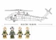 Конструктор блочный Sluban вертолёт Black Hawk UH-60 692 детали 4 фигурки M38-B1012 - изображение 5