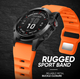 Силіконовий ремінець QuickFit 26 мм для Garmin Fenix 7X/6X/5X, Enduro 2, Tactix, Descent, Epix Pro, Сірий - зображення 7