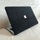Чохол накладка на MacBook Pro 13 M1/M2/M3 ШКІРЯНИЙ, Чорний - изображение 2