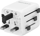 Listwa przeciwprzepięciowa Canyon OnTour One Travel Adapter EU/UK/US/AUS White (CNS-TA1005W) - obraz 2