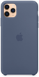 Панель Apple Silicone Case для Apple iPhone 11 Pro Max Alaskan Blue (MX032) - зображення 4