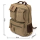 Рюкзак текстильный дорожный унисекс Vintage 20620 Оливковый - изображение 3