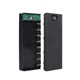 Корпус повербанка DIY C18, 8x18650 (Up To 20000mAh) LED Number Display Type-C, MicroUSB, 2xUSB out 10W, Torchlight, Black - изображение 3