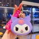Кошелек Куроми брелок сумка Sanrio Kuromi детский силиконовый - изображение 8