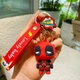 Брелок Дэдпул Deadpool Марвел Marvel супергерой фигурка игрушка для ключей, рюкзака, сумки 5 см - изображение 3