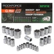 Набор головок комбинированный 1/4'', 1/2'', 25пр. (6гр.) RockForce RF-50121G - изображение 3