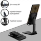 Подставка для телефона 16х6.5х11см "Folding desktop phone stand" Черная, держатель для смартфона на стол (1008609-Black) - изображение 5
