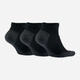 Набір жіночих шкарпеток коротких Nike U Nk Everyday Max Cush Ns 3Pr SX6964-010 34-38 3 пари Чорний (640135942150) - зображення 2