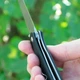 Нож складной Ganzo G6804-BK, сталь 8Cr14Mov, G10 Черная - изображение 4